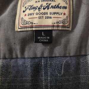Flag & Anthem Blue Denim Jacket Size L